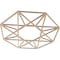 Ekena Millwork Guardian Wood Fretwork Pierced Ceiling Medallion, Alder, 22"OD x 8 1/2"ID x 3/8"T CMWP22X22X0375GDAL - alternate 5